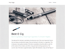 Tablet Screenshot of ecigarettes.keepsblogging.com